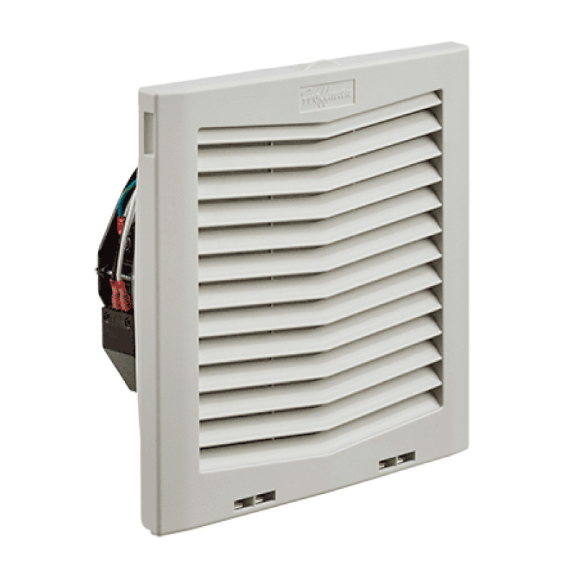 Ventilador Con Filtro de Montaje Lateral HF10 Con Flujo de Aire de 159 CFM 115 Vca Color Gris Claro 