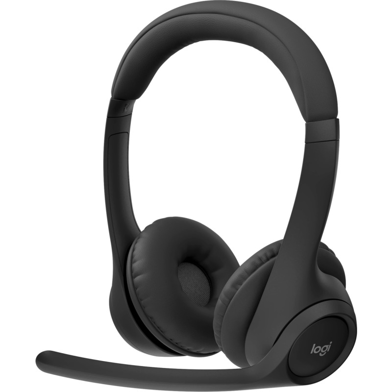AUDIFONOS DIADEMA LOGITECH ZONE 300 INALAMBRICOS BLUETOOTH RECARGABLE TYPE C NEGRO