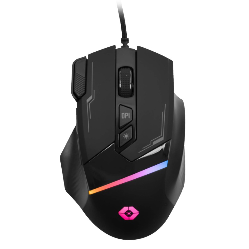 MOUSE GAMER TRAPPER XTREME ILUMINACION RGB 7200 DPI VORTRED BY PERFECT CHOICE image 2