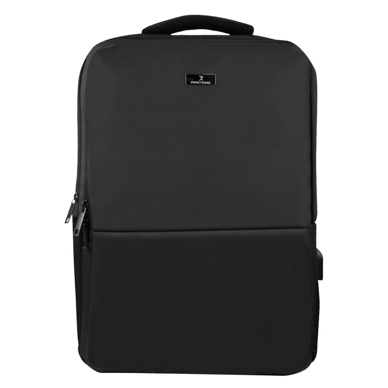 MOCHILA TIPO MALETA PARA LAPTOP 15.6-17 ANTIDERRAMES NEBLUM NEGRA PERFECT CHOICE