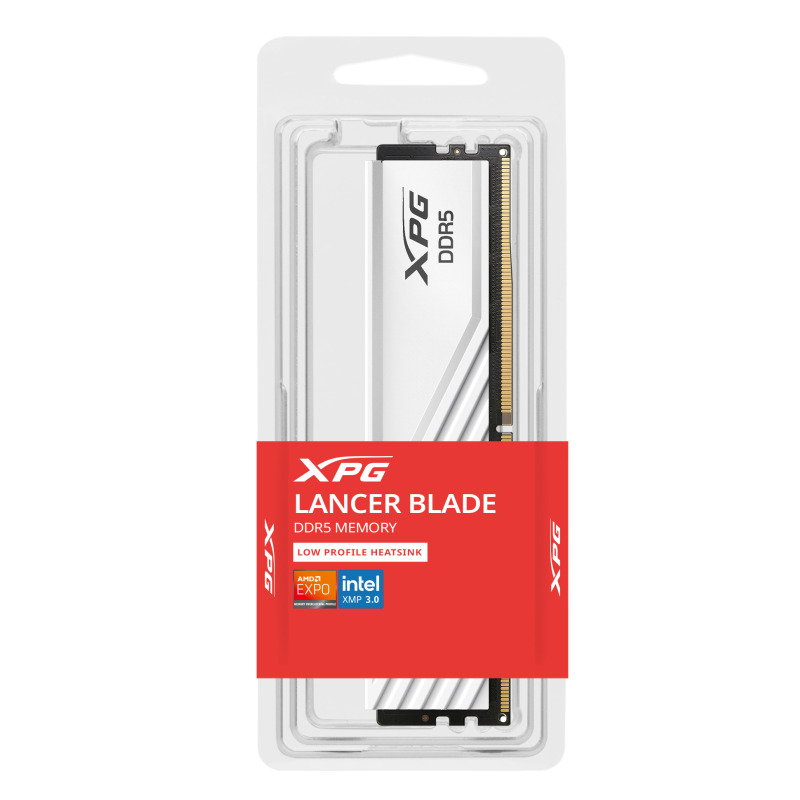 MEMORIA XPG LANCER BLADE UDIMM DDR5 16GB PC5-44800 5600MHZ CL46 1.1V CON DISIPADOR BLANCO PC GAMMER/ALTO RENDIMIENTO (AX5U5600C4616G-SLABWH) image 4