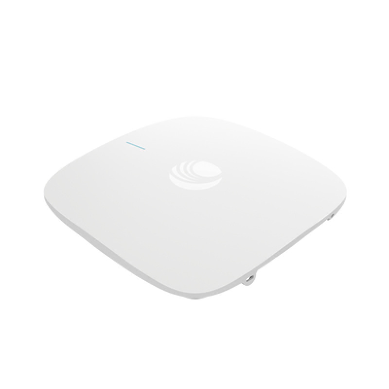 Punto de Acceso Empresarial WiFi 6/6E XE34 / 3 Radios 24 5 y 6 GHz Definidos por Software SDR / Hasta 1500 Clientes / Gestión desde la Nube cnMaestro / Seguridad WPA3 / Montaje en Techo o Plafón / Alimentación PoE