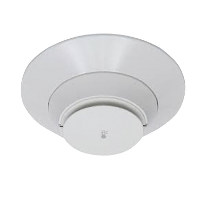 Detector Direccionable de Temperatura Fija a 57 C para uso con Paneles Direccionables FireLite Color Blanco