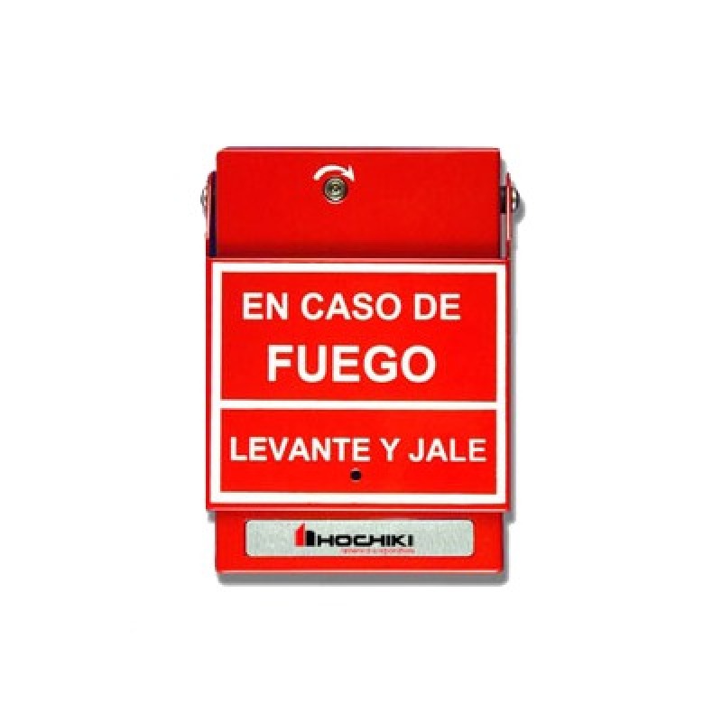 Estación de jalón convencional de doble acción color rojo y Anuncio en Español 060001230