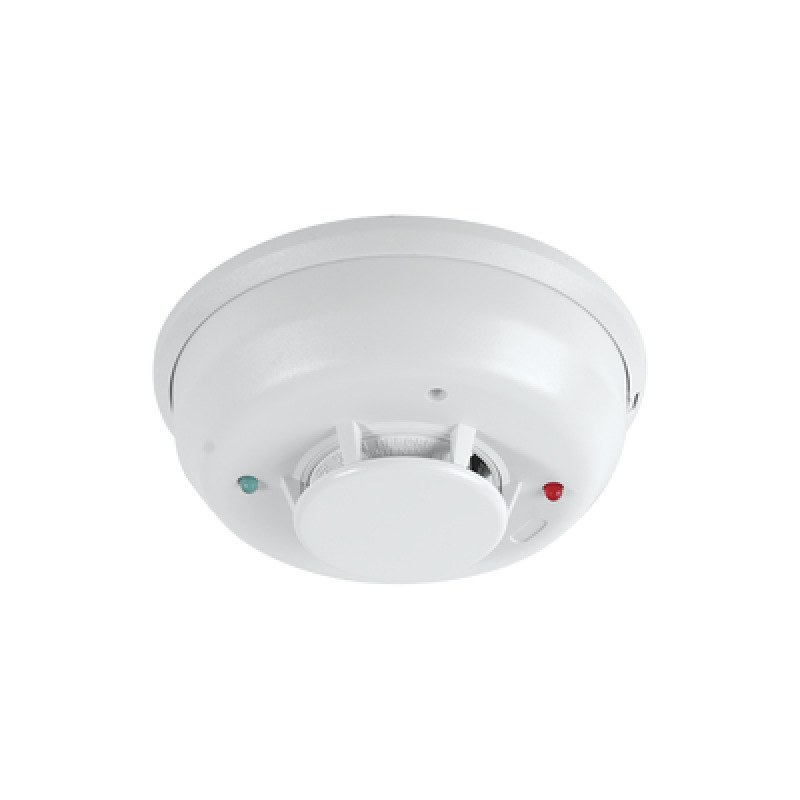 Detector Fotoeléctrico de Humo de 2 Hilos con Relevador y Sensor de Temperatura Serie i3