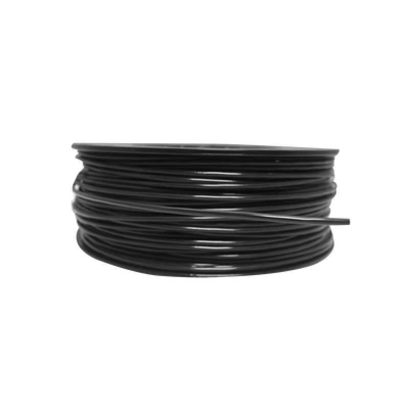 Bobina de 152 Metros de Cable Detector de Calor Temperatura Fija 185 C Recubrimiento de Nylon Negro para Aplicaciones en Exterior con Guía Acerada