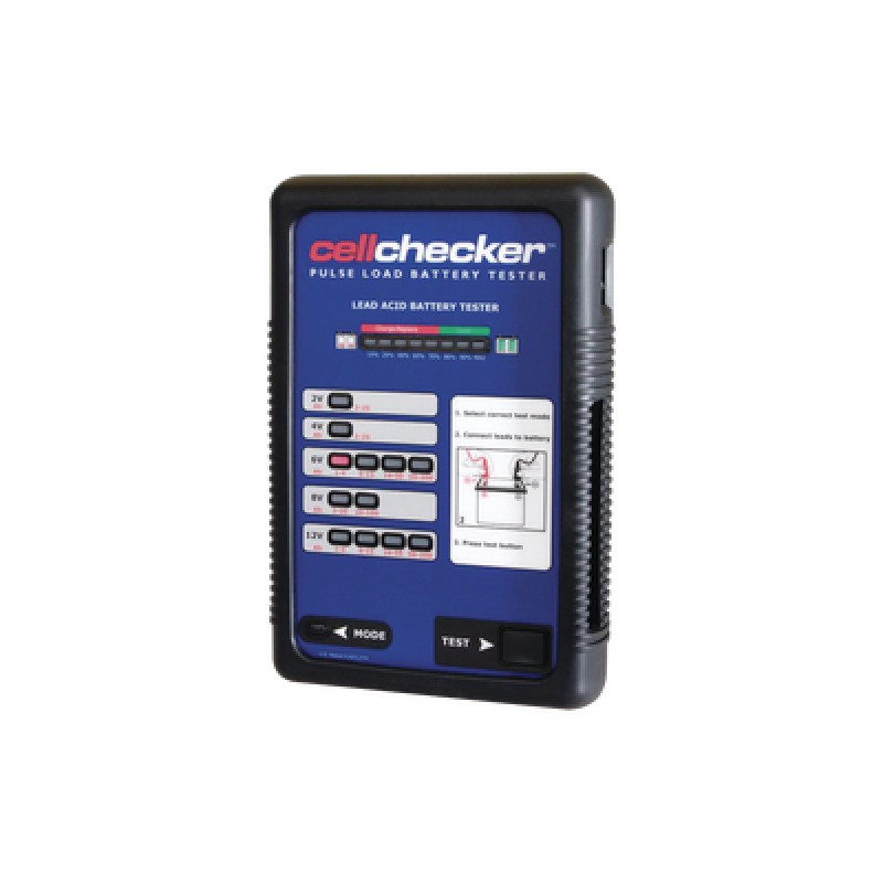 Probador De Baterías De PlomoAcido Para Identificar Baterías Débiles o En Falla Ideal Para Sistemas De Seguridad e Incendio