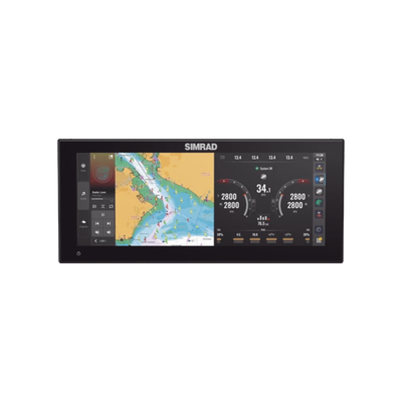 NSX 3012UW Pantalla de navegación de 12 touch screen multifuncional para radar fishfinder y control automático de navegación