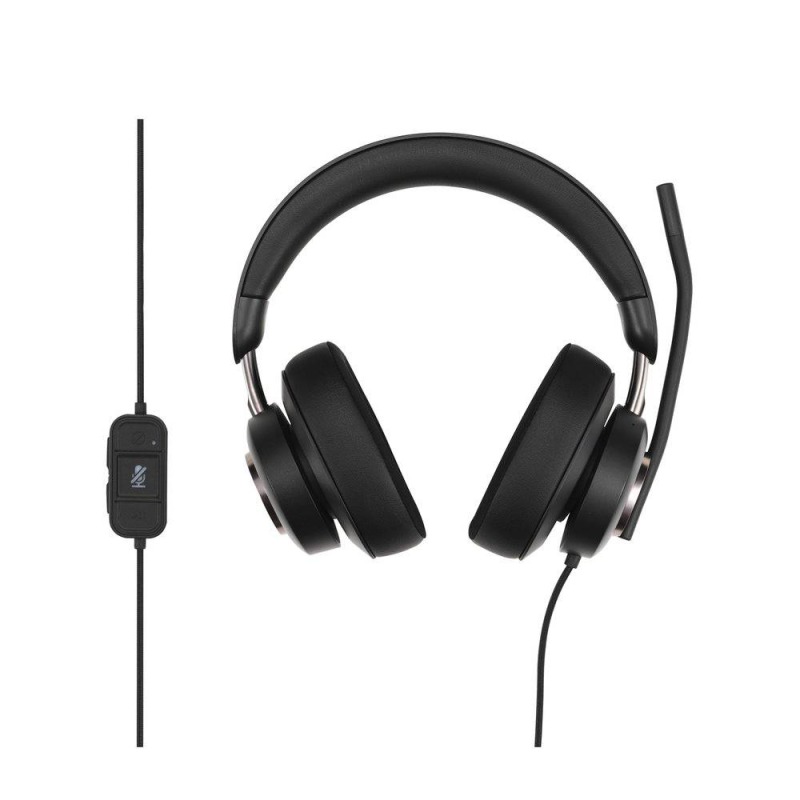 Kensington H2000 Auriculares Alámbrico Diadema Oficina/Centro de llamadas USB Tipo C Negro