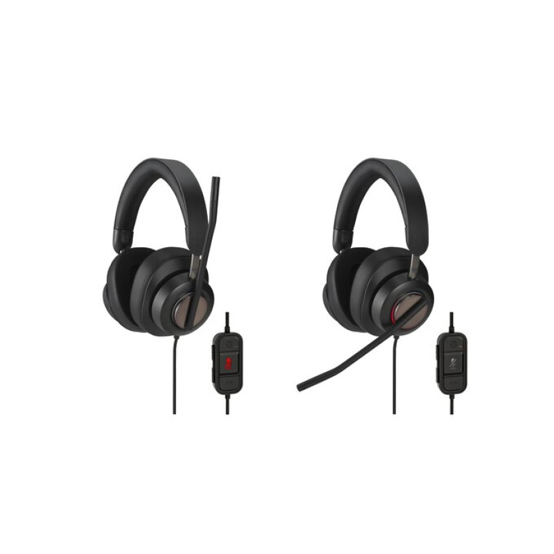 Kensington H2000 Auriculares Alámbrico Diadema Oficina/Centro de llamadas USB Tipo C Negro image 15