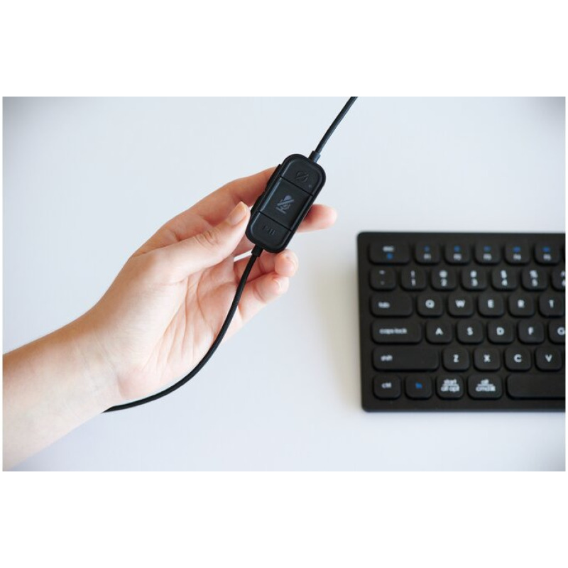 Kensington H2000 Auriculares Alámbrico Diadema Oficina/Centro de llamadas USB Tipo C Negro image 16