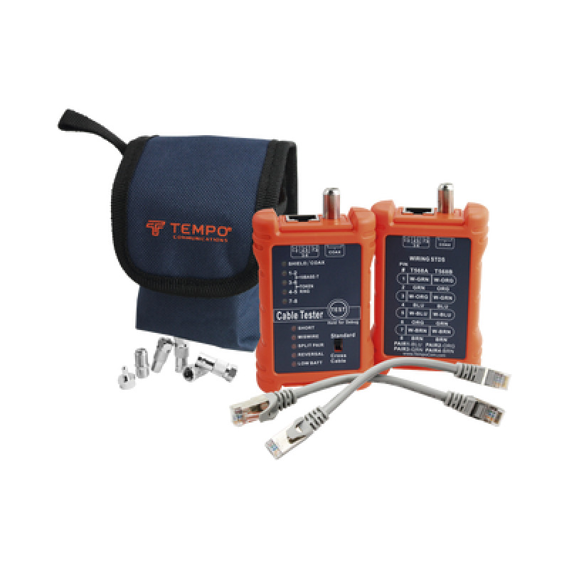 Tester Profesional para mapeo de cables de red/coaxiales image 2