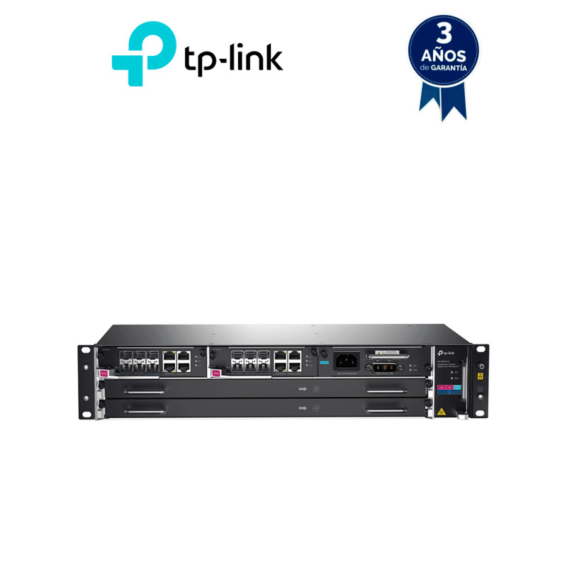 DeltaStream  OLT Módular GPON / Conexión de hasta 4096 ONUs / 2 Tarjetas Main / Puertos Gigabit RJ45 Uplink / 4 Puertos SFP Uplink / Fuente Redundante AC DC incluida / Administración desde la nube DPMS image 3