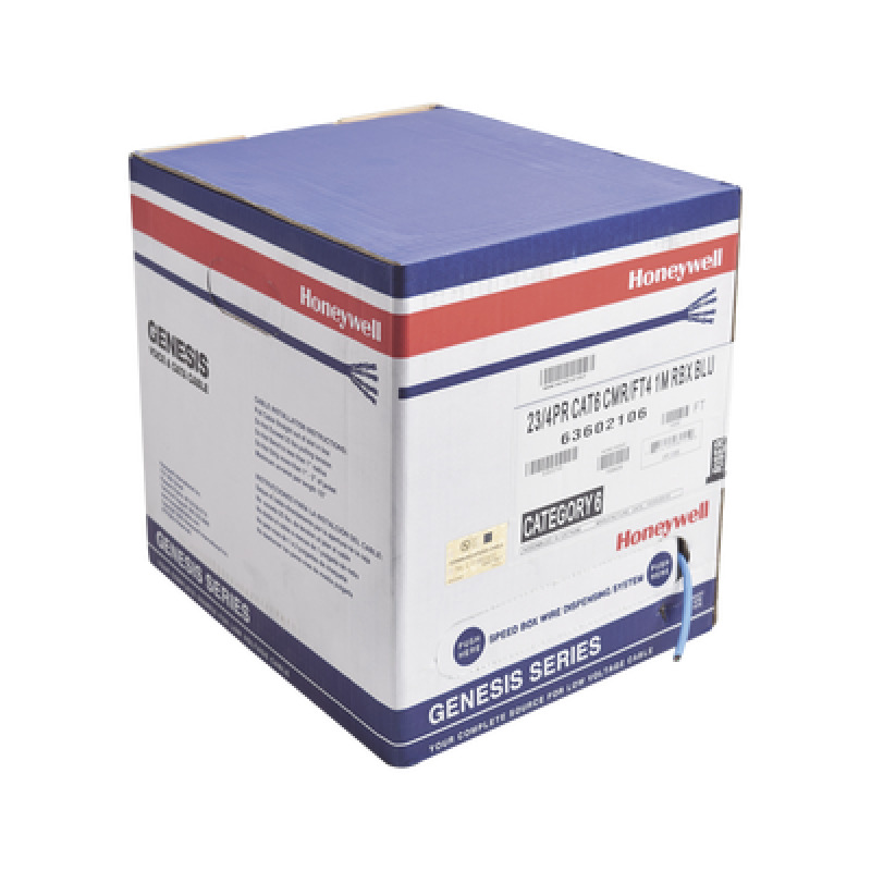 Bobina de Cable de 305 Metros / UTP Cat6 / Color Azul / UL CMR SPNLS / Probado a 350 Mhz / Para Aplicaciones de CCTV Redes de datos IP Megapixel Control RS485 image 2