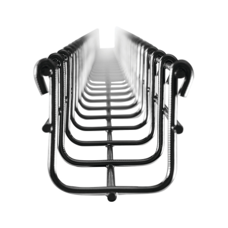 Charola versión light MallaFils 54/50 mm con acabado Electro Zinc tramo 3 m