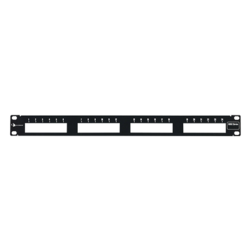 Patch Panel MAX Modular vacío de 24 Puertos Plano 1UR image 2