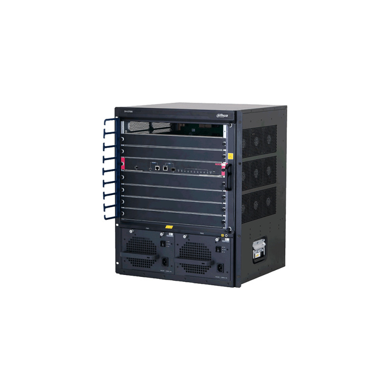 DAHUA DH-S7806 Switch Core Administrabe capa 3/ Switching 76.8Tbps/ 8640Mpps/ A prueba de rayos/ Hot Swap/ 8 Slots/6 Line Card Slots/IPv4 e IPv6 de alto rendimiento/ Admite un marco resiliente inteligente. image 6