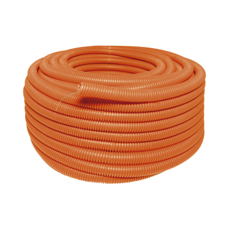 Manguera flexible Reforzada 3/4 x 50 m /Polietileno Alta Densidad HDPE/ Sin guía /Resistente a Intemperie