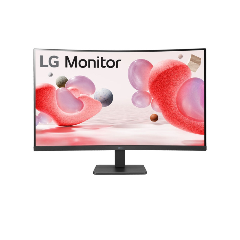 MONITOR PC LG CURVO 32MR50C-B 31.5 FULL HD CON AMD FREESYNC, RESOLUCION 1920X1080, PANEL VA, TR 5MS, 100 HZ, CURVATURA 1500R, D-SUB, HDMI, MONTABLE PARED 100X100 MM