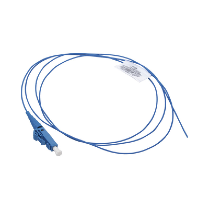 Pigtail de Fibra Óptica LC Simplex Monomodo OS2 9/125 900um Color Azul 2 Metros image 2