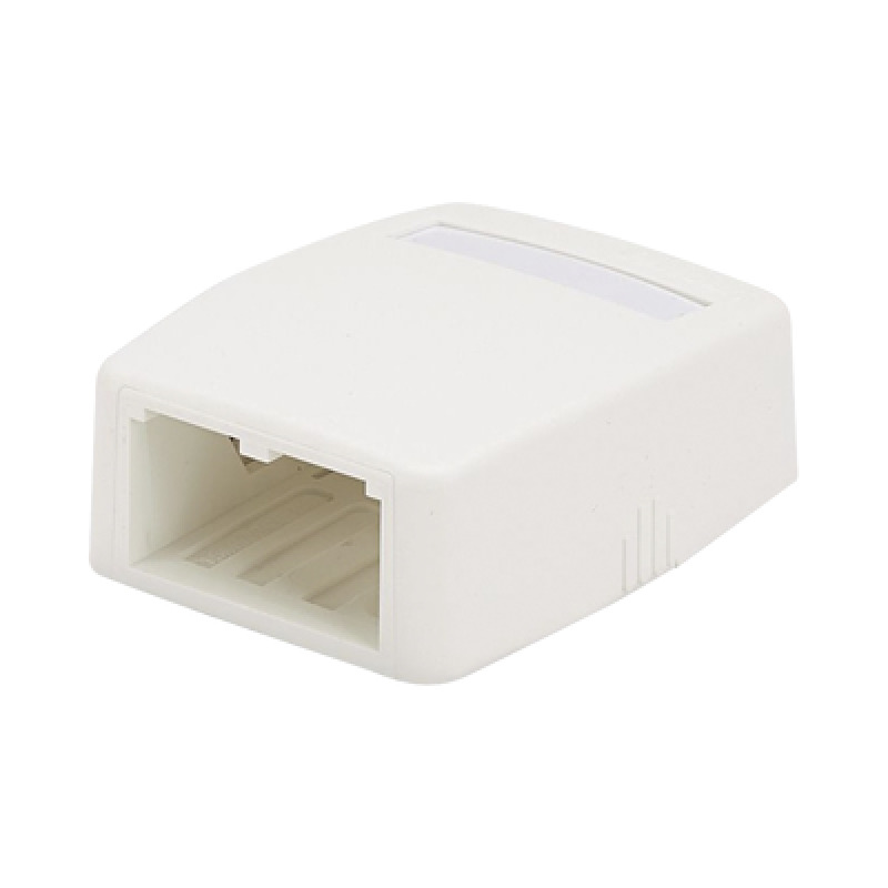 Caja de Montaje en Superficie Para 2 Módulos MiniCom Color Blanco image 2