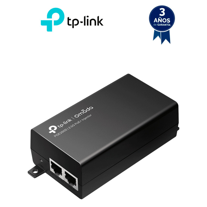 TP-LINK TL-POE260S - Inyector POE 2.5GbE ,  IEEE802.3af/at, suministra hasta 30 W. image 2