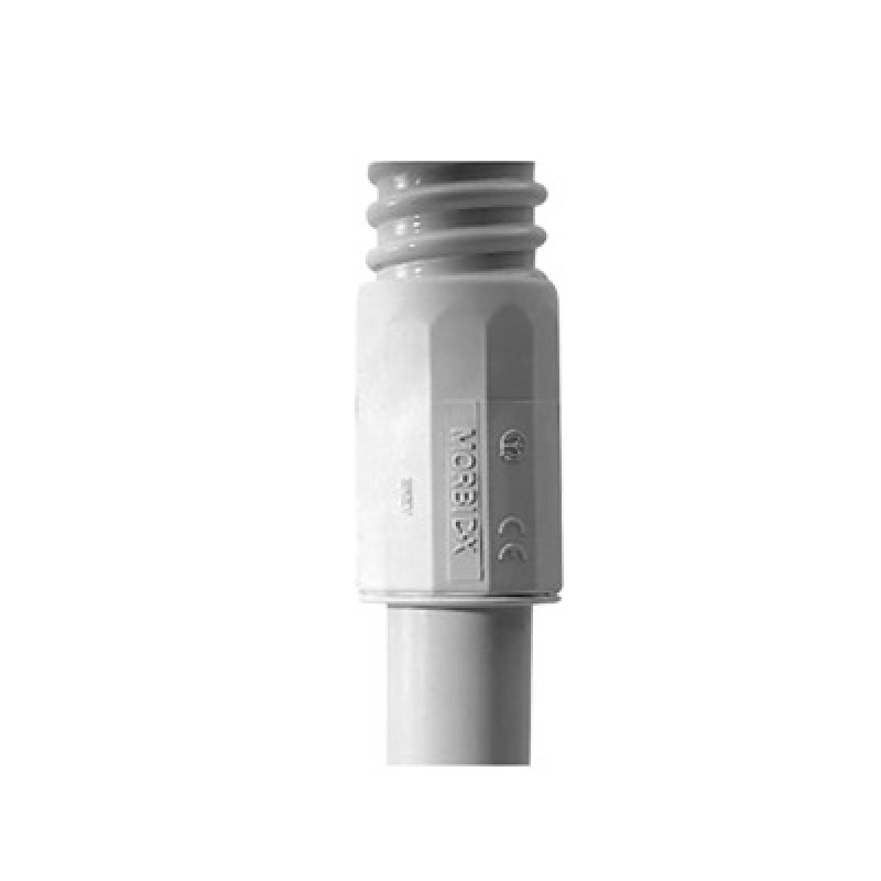 Conector Racor de tubería rígida a tubería flexible  PVC AutoExtinguible 25 mm IP65