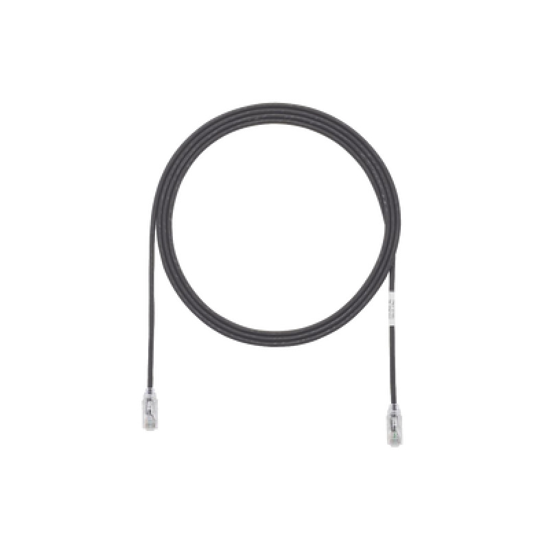 Cable de Parcheo TX6 UTP Cat6 Diámetro Reducido 28AWG Color Negro 3ft image 2