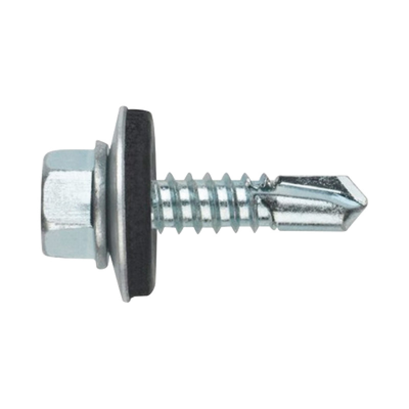 Tornillo Punta Broca Sello Montado 65 X 19 mm 1/4 X 3/4 Caj  C/100pz