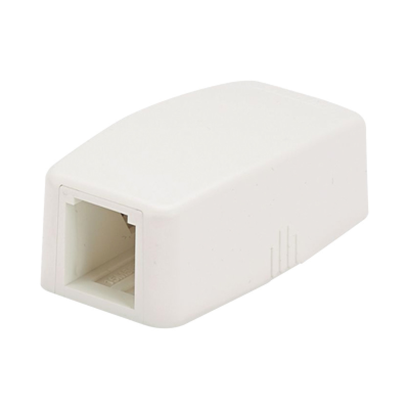 Caja de Montaje en Superficie Para 1 Módulo MiniCom Color Blanco Mate image 2