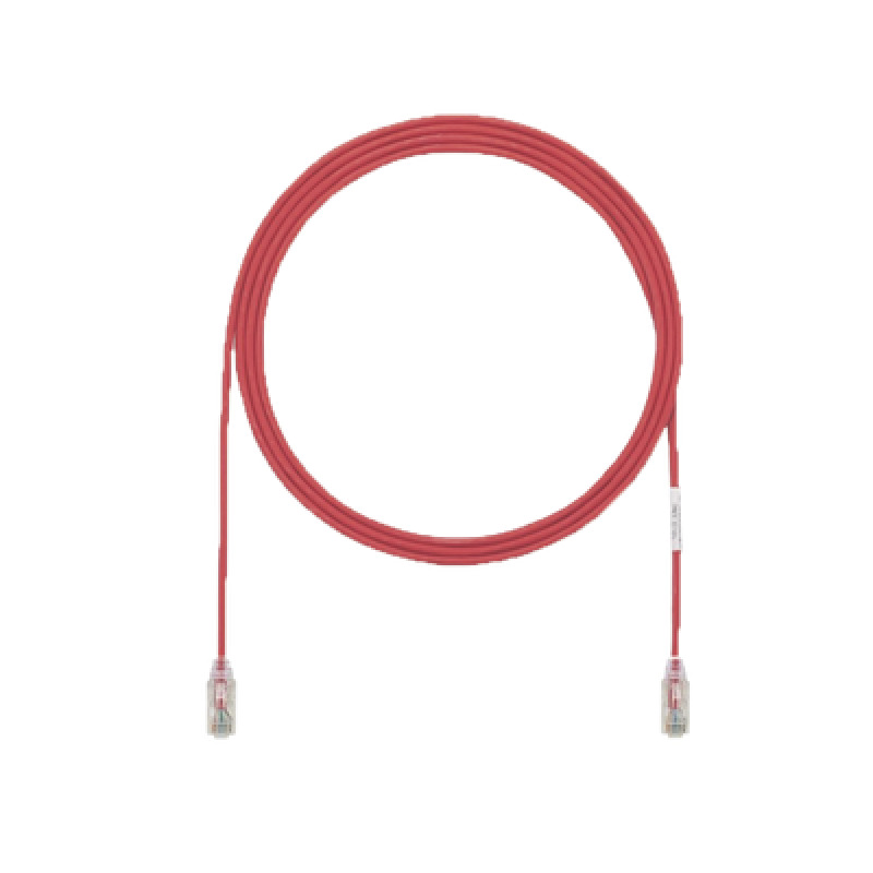 Cable de Parcheo UTP Cat6A CM/LSZH Diámetro Reducido 28AWG Color Rojo 5ft image 2