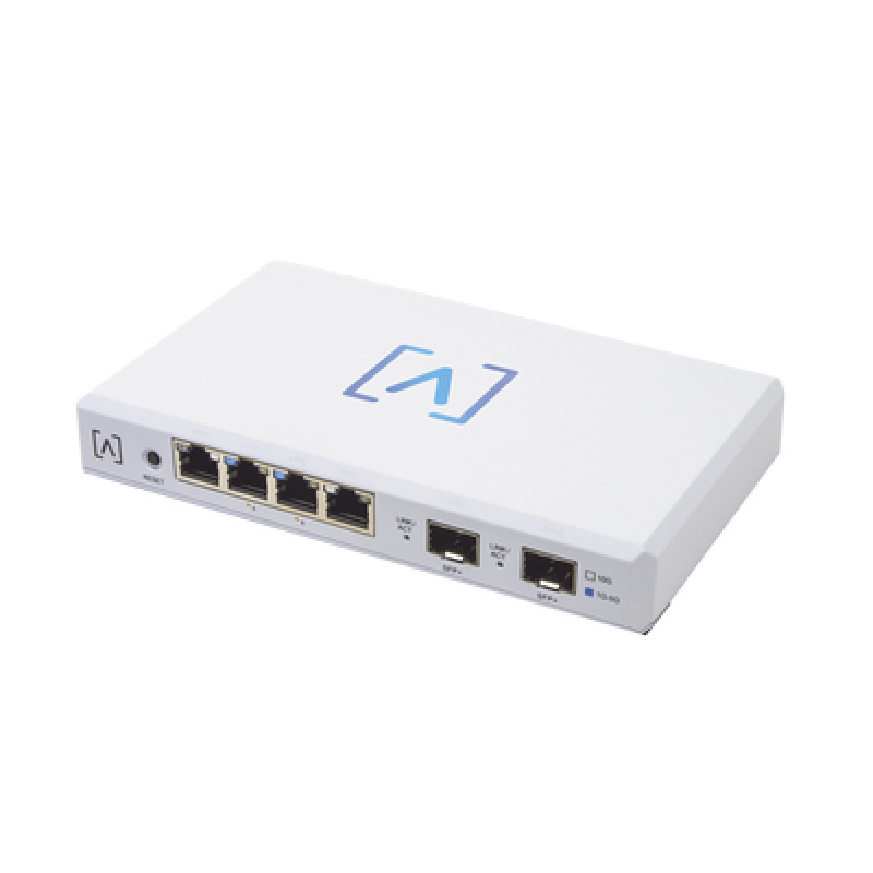 Router VPN / 4 puertos 10/100/1000/2500 Gbps 2 puertos PoE af/at / 2 puertos SFP 10Gbps / Filtrado Avanzado DPI Bloqueo de Contenido / Administración nube gratuita / Soporta UPnP