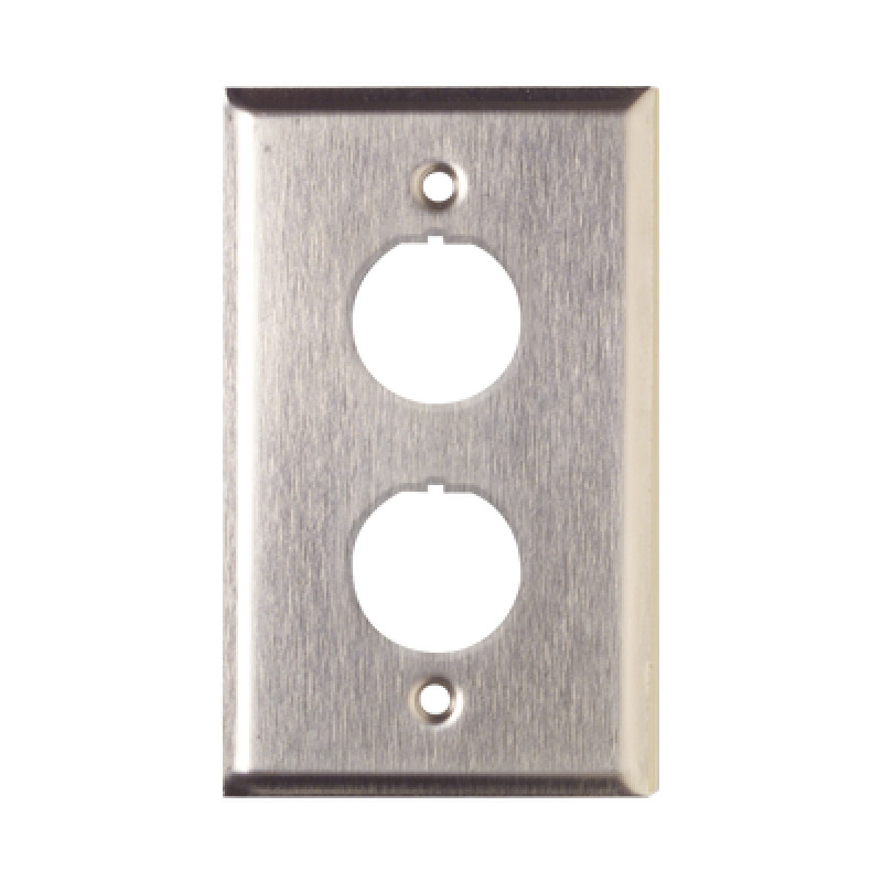 Placa de Pared Reforzada de Acero Inoxidable Para Uso Industrial de 2 Puertos image 2