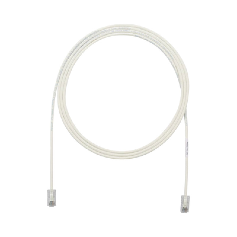 Cable de Parcheo UTP Cat6A CM/LSZH Diámetro Reducido 28AWG Color Blanco Mate 20ft image 2