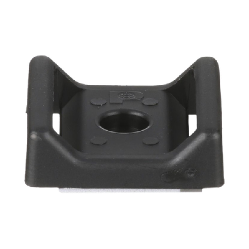 Sujetador Para Cable con Adhesivo 285 x 285 mm 112 in x 112 in Color Negro Paquete de 100pz image 2