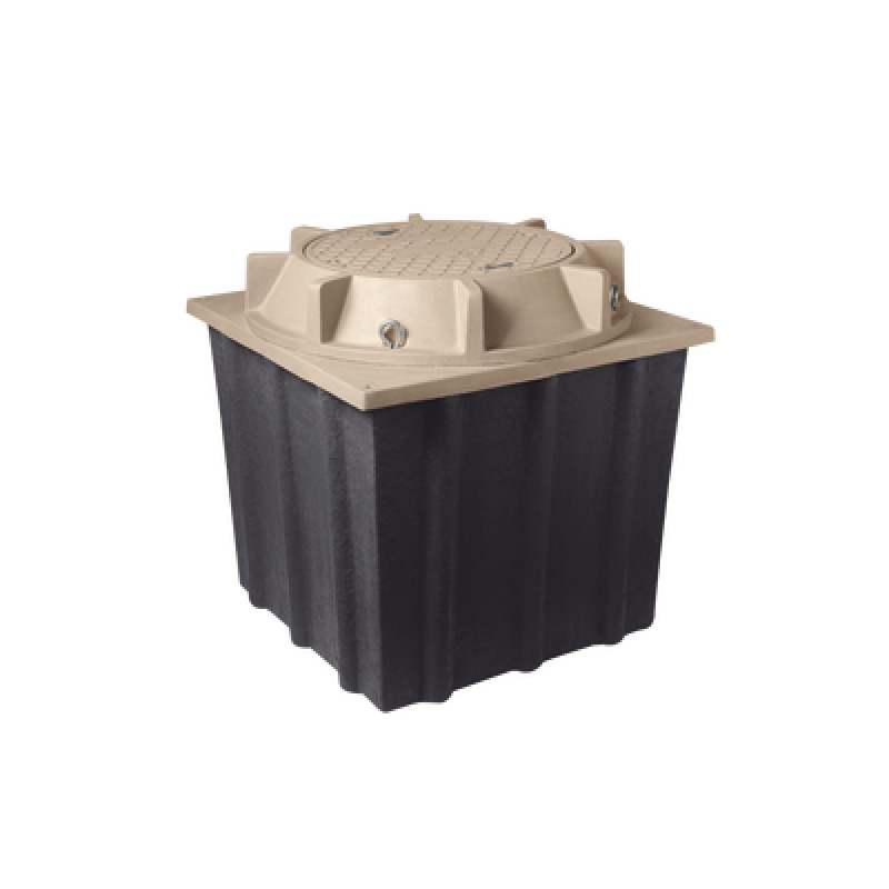 Registro Manhole con tapa de concreto polimérico 4 ft x 4 ft x 4 ft Resistencia 20 Toneladas Uso Vehicular Pesado image 2