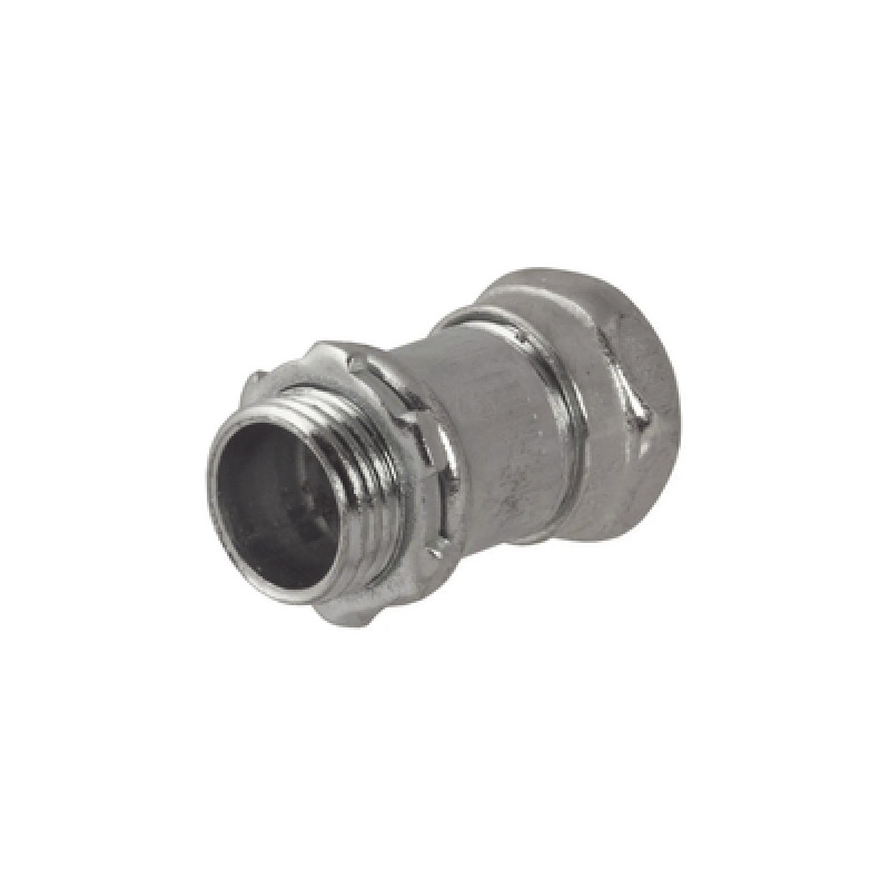 Conector Recto Compresión de Acero Galvanizado para Pared Delgada de 1 image 2