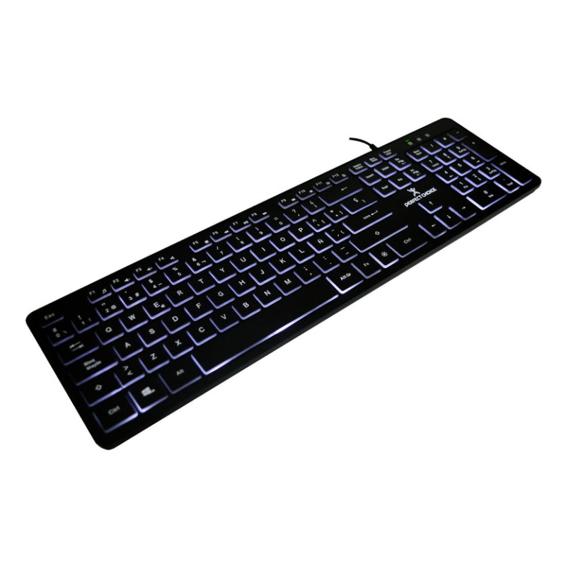 TECLADO ALAMBRICO SLIM CON ILUMINACION BACKLIGHT PERFECT CHOICE image 4