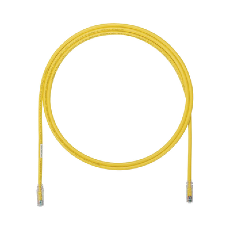 Cable de Parcheo UTP Cat6A 24 AWG CM Color Amarillo 18ft image 2