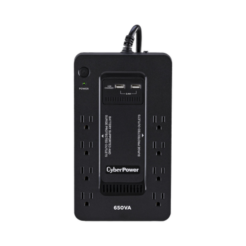UPS de 650 VA/390 W Topología Standby con Modo Ahorrador ECO Entrada 120 Vca NEMA 515P Con 8 Tomas NEMA 515R  image 4