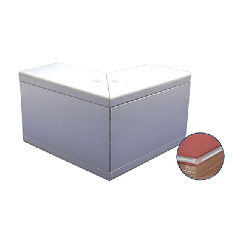 Esquinero exterior de aluminio  para canaleta INKA100 811080001 image 2