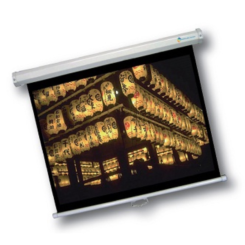 PANTALLA MULTIMEDIA SCREEN MSC-244 BCO 136 DIAGONAL FORMATO 1:1 COLOR BLANCO MATE P/COLGAR MANUAL image 2