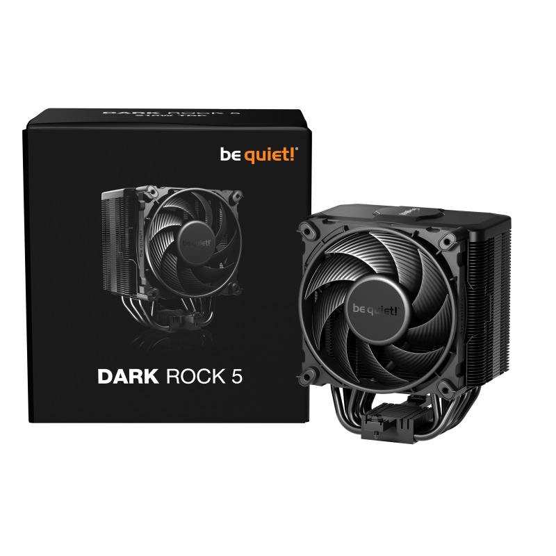 be quiet! DARK ROCK 5 Procesador Enfriador de aire 12 cm Negro 1 pieza(s) image 7