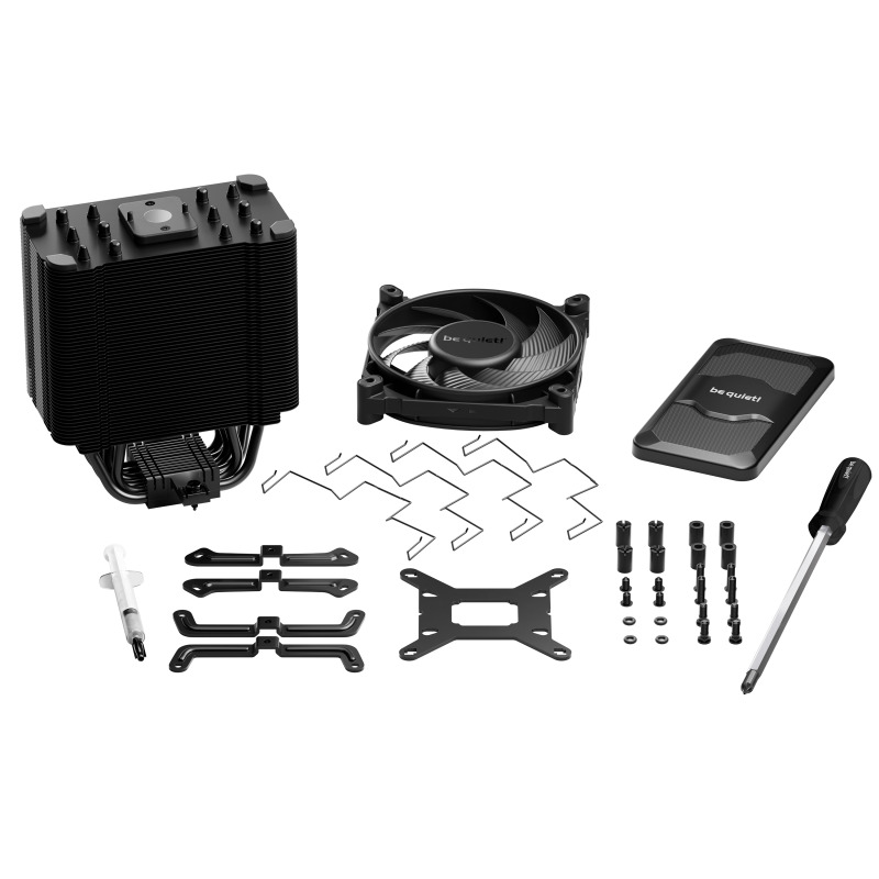be quiet! DARK ROCK 5 Procesador Enfriador de aire 12 cm Negro 1 pieza(s) image 8