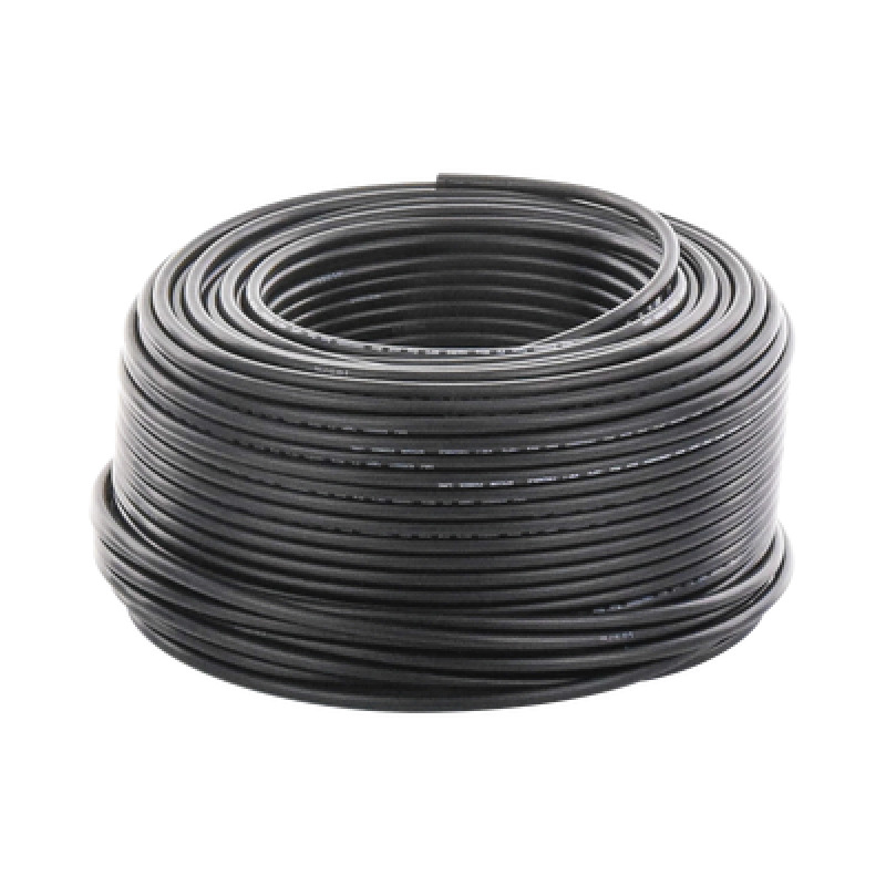 Bobina de 100 metros / Cable Fotovoltaico / Negro / Recubrimiento XLPE / 4mm / 12 AWG / Hasta 1800 Vcc