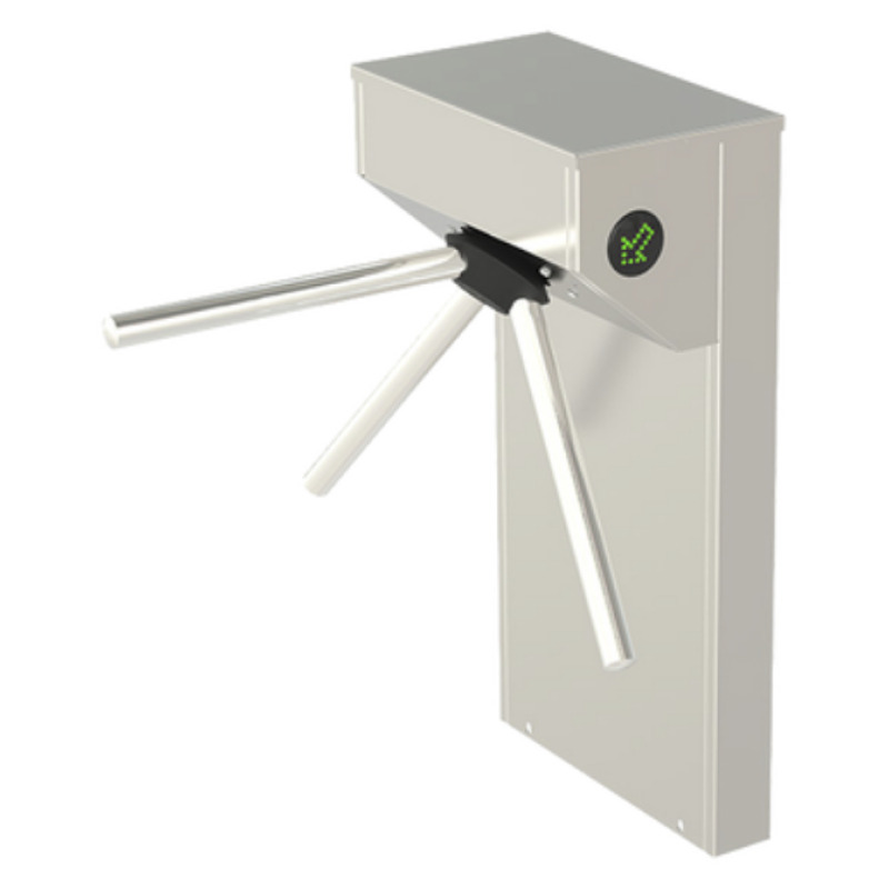 Torniquete Tipo Tripode de Medio Cuerpo / Acabado en Acero Inoxidable / De Apertura Bidireccional / Compatible Con Paneles de Control De Acceso