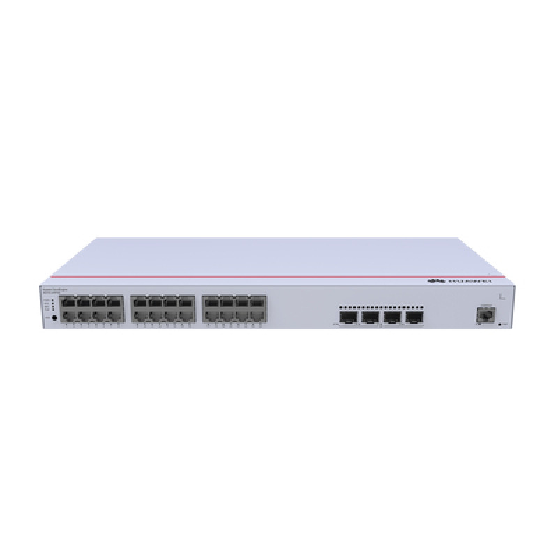 Switch de Distribución/Core Gigabit Administrable PoE Capa 3 / 24 puertos 10/100/1000 Mbps PoE / 4 Puertos 1GE SFP Uplink / ERPS / Rutas Estáticas / iStack / PoE Perpetuo / 400W / Administración Nube Gratis