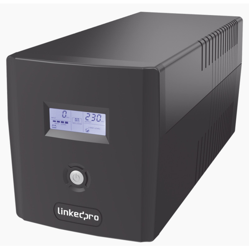 UPS 1200VA/720W Pantalla LCD / Línea Interactiva 120Vca / 6 tomas 515R 4 Respaldadas / Regulación de Voltaje / Protección RJ45