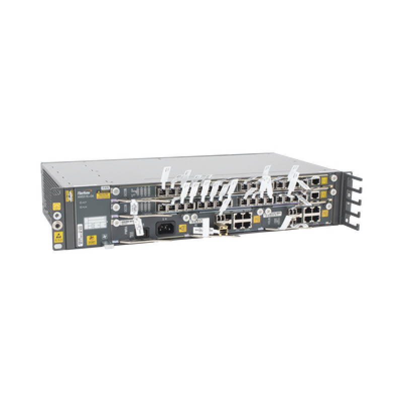 OLT Carrier Class Modular GPON 2 Ranuras Incluye 2 Tarjetas de Servicio de 16 puertos GPON 32 Modulos GPON C Incluidos 1 Fuente de CA 2 UR Incluye Instalación de software UNM2000