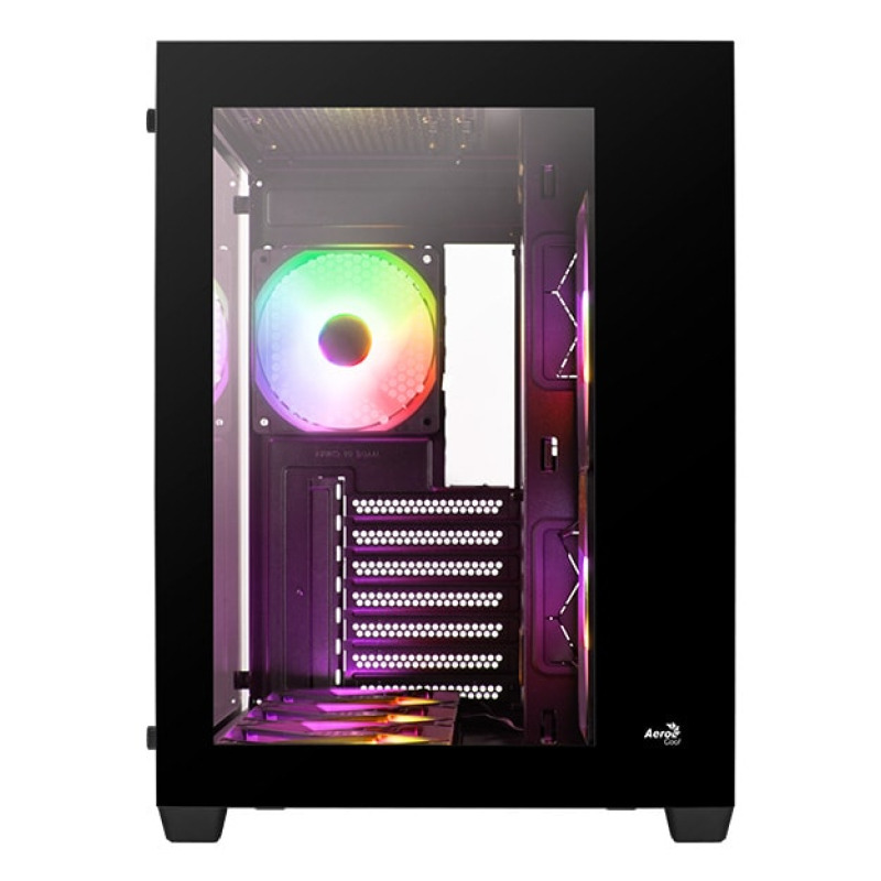 GAB AEROCOOL DRYFT G-BK-V2  NEGRO CRIS TEMP RGB  ATX/MATX/MITX image 4
